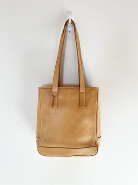 Coach Hamptons Leather Lunch Tote Tan 7776 Vintage